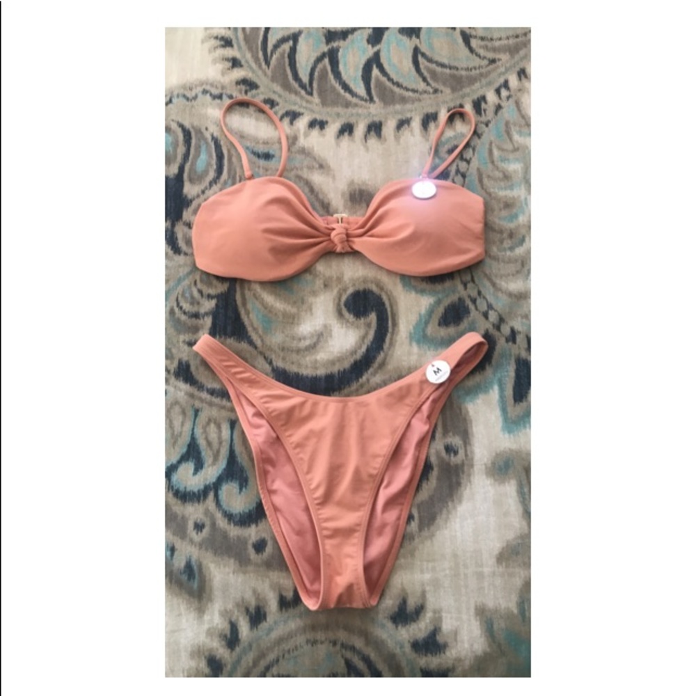 Knotted Front Bikini Top